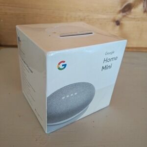 Google Home Mini Smart Speaker with Google Assistant Chalk (GA00210-US) Sealed